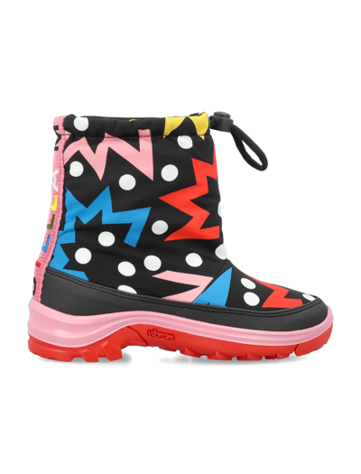 Stella Mccartney Kids' 尼龙雪地靴 In Multicolor