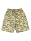 Versace Bermuda  Allover Capsule La Vacanza In Multicolor