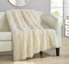 Chic Home Design Juneau Throw Blanket Cozy Super Soft Ultra Plush Decorative Shaggy Faux Fur With Mi In White