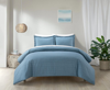Chic Home Design Tyson 2 Piece Duvet Cover Set Contemporary Solid Color Shell With White Spots Anima In Blue