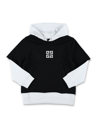 Givenchy Kids' Hooded Sweatshirt In Black