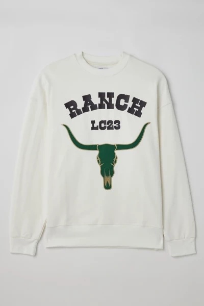 Lc23 Ranch Sweatshirt Man Sweatshirt White Size Xl Cotton In Cream