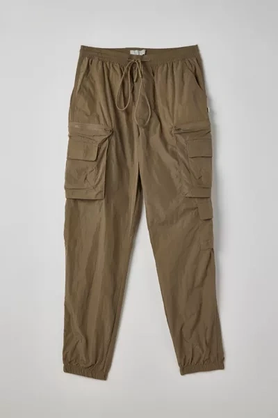 Standard Cloth Crinkle Nylon Technical Cargo Pant In Brown