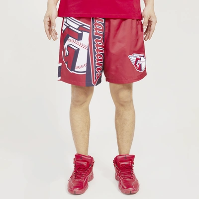 Pro Standard Mens  Guardians Mash Woven Shorts In Red