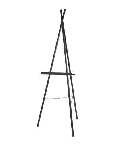 Peyton Lane Tall Adjustable Minimalistic Easel In Black