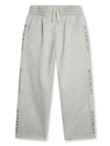 Givenchy Logo-print Drawstring Trousers In Grey