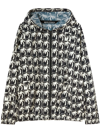Palm Angels Dripping Palm Jacket In Black
