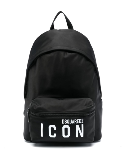 Dsquared2 Icon Backpack In Nero