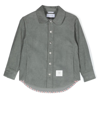 Thom Browne Corduroy Shirt Jacket In Grey