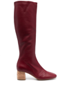 FORTE FORTE 75MM KNEE-HIGH LEATHER BOOTS