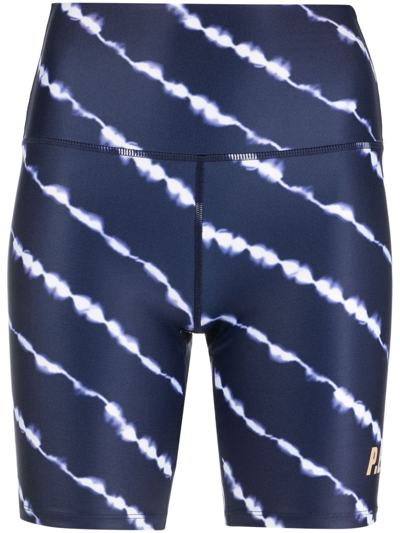 P.e Nation Ascend Bike Shorts In Blue