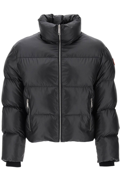 Bally Black Quilted High Neck Puffer Jacket