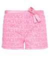 VERSACE JACQUARD SPONGE FABRIC WITH EMBOSSED VERSACE SHORTS