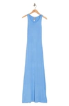 Go Couture Racerback Maxi Dress In Pale Blue