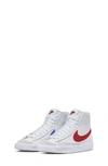 Nike Kids' Blazer Mid '77 Vintage Sneaker In White/ Habanero Red