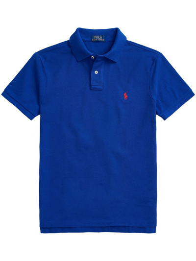 Polo Ralph Lauren Polo Pony Cotton Polo Shirt In Blue
