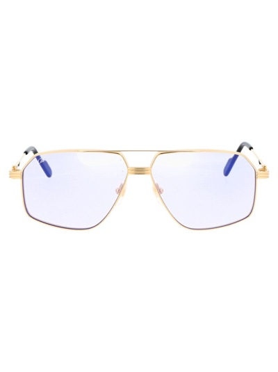 Cartier Ct0270s Sunglasses In Gold