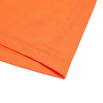 Armani Exchange 女士时髦摩登印花字母休闲短袖t恤 In Orange