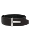 TOM FORD T-BUCKLE REVERSIBLE LEATHER BELT