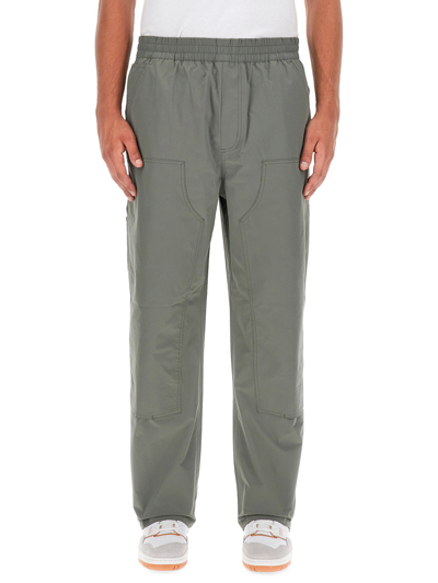 Carhartt Pants With Logo In Green