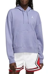 Jordan Brooklyn Fleece Hoodie In Sky Light Purple