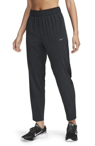 Nike Women's Dri-fit Fast Mid-rise 7/8 Running Pants In Black