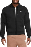 Jordan Men's  Brooklyn Fleece Full-zip Hoodie In Black/white