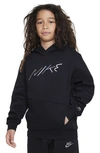 Nike Sportswear Club+ Big Kids' Pullover Hoodie In Black