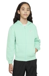 Nike Sportswear Club Fleece Big Kids' Full-zip Hoodie In Green