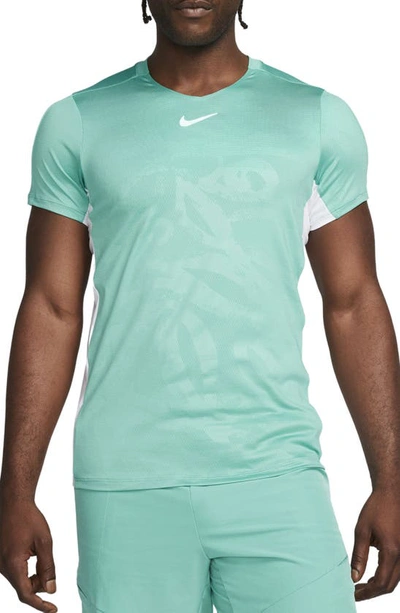 Nike Men's Court Dri-fit Advantage Tennis Top In Green