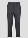 THOM BROWNE 4BAR PLAIN WEAVE SUITING TRACK TROUSERS