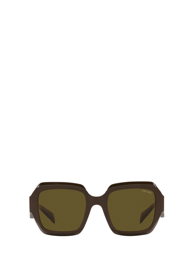 Prada Pr 28zs Loden Sunglasses In Green