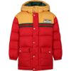 GUCCI RED DOWN JACKET FOR BOY WITH DOUBLE G
