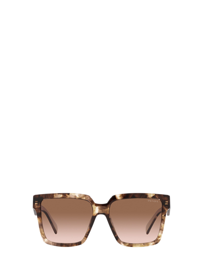 Prada Pr 24zs 07r0a6 56mm Womens Square Sunglasses In Brown Gradient