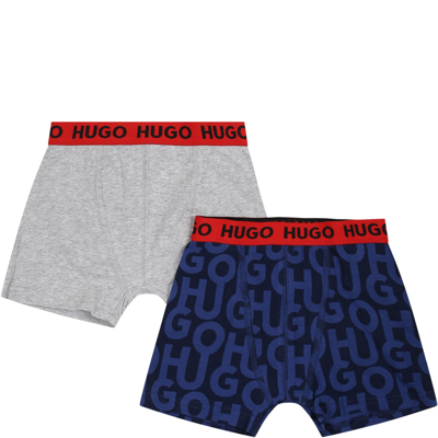 Hugo Boss Kids' Multicolor Set For Boy With Logo