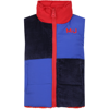 Marc Jacobs Blue Veste Fotr Boy With Logo In Multicolor