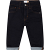 Timberland Logo-patch Straight-leg Jeans In Denim