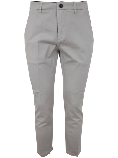 Department Five Prince Chinos Trouserswith Pences In Velvet In Stucco