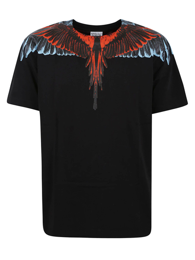 Marcelo Burlon County Of Milan Icon Wings Regular T-shirt In Black  