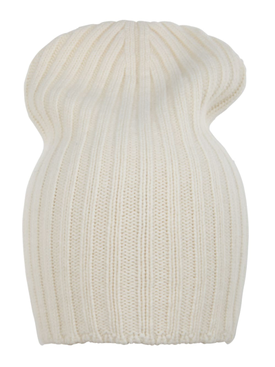 Liviana Conti Ribbed Cap In Warm Milk