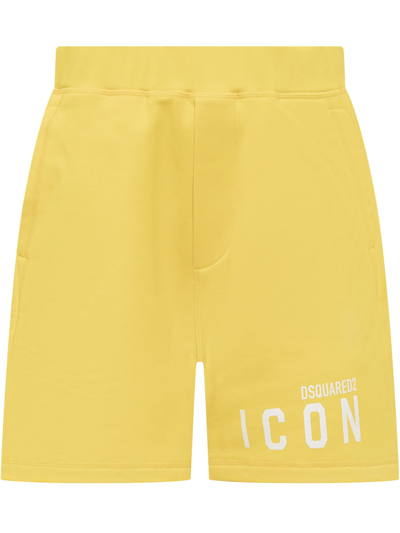 Dsquared2 Shorts In Blazing Yellow