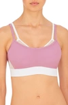 Natori Gravity Contour Underwire Sports Bra In Freesia/ White