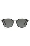 Persol 53mm Polarized Phantos Sunglasses In Blk Pol