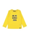 Daniele Alessandrini Babies'  Toddler Boy T-shirt Yellow Size 5 Cotton, Elastane