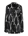 Rick Owens Woman Shirt Black Size 8 Viscose, Cupro