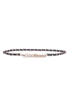 Linea Pelle Drape Chain Belt In Black