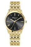 Ferragamo Slim Formal Watch In Gold