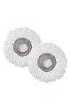 True & Tidy Round Mop Pads In Gray