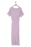 Go Couture Dolman Sleeve Maxi Dress In Lavender