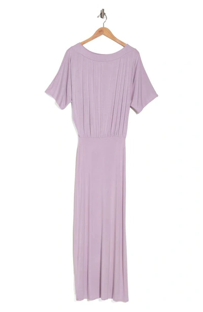 Go Couture Dolman Sleeve Maxi Dress In Lavender